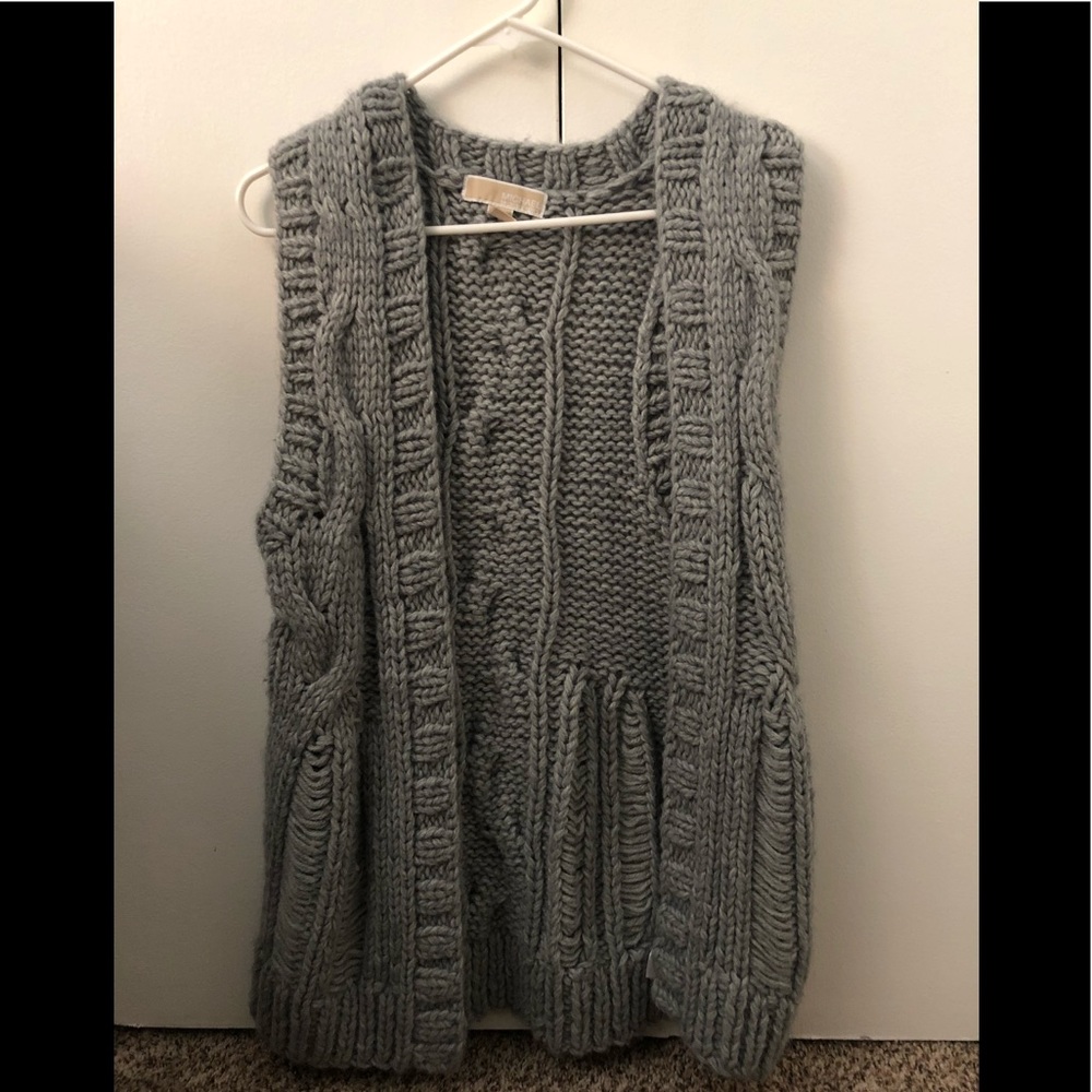 Michael Kors Gray Knit Vest